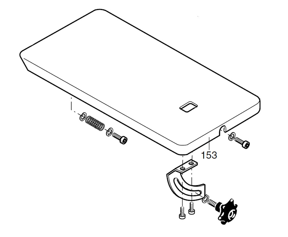 PROXXON 28092-153 Sägetisch für Dekupiersäge DSH
