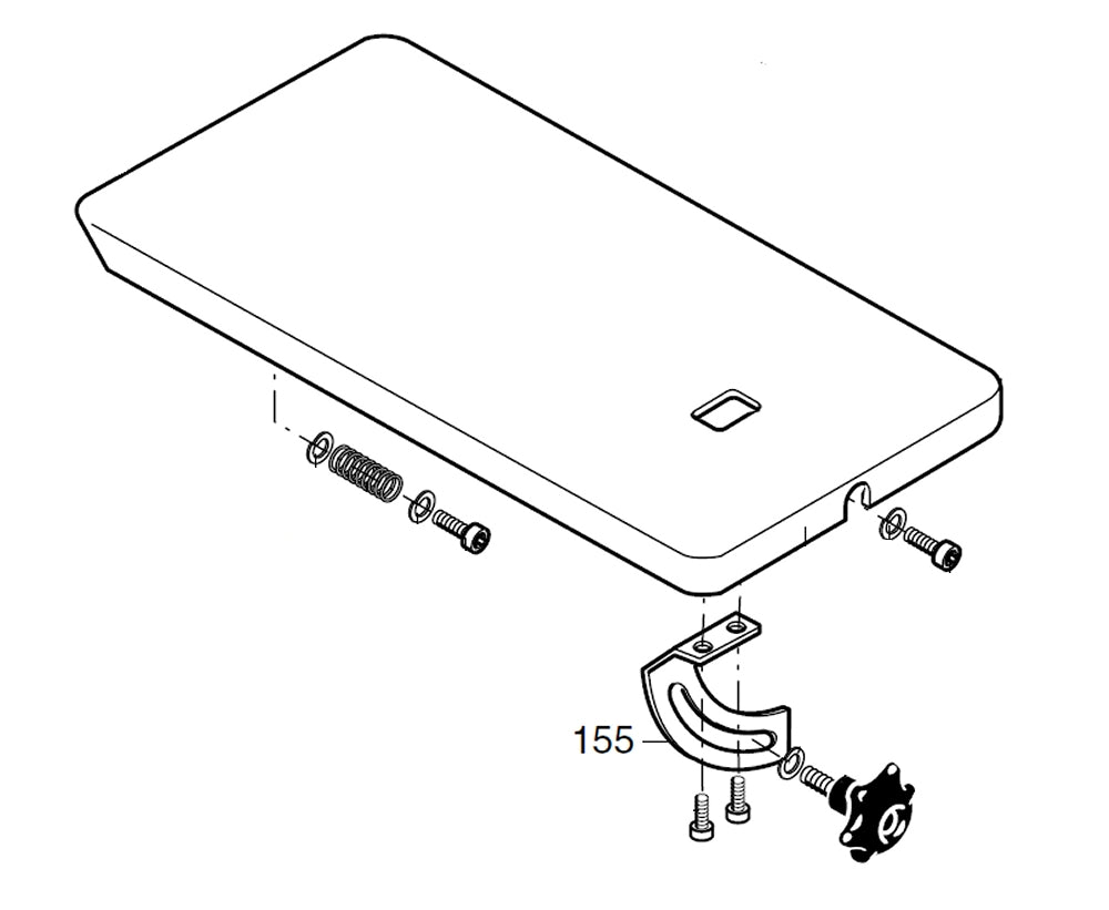 PROXXON 28092-155 Haltewinkel mit Skala für Dekupiersäge DSH