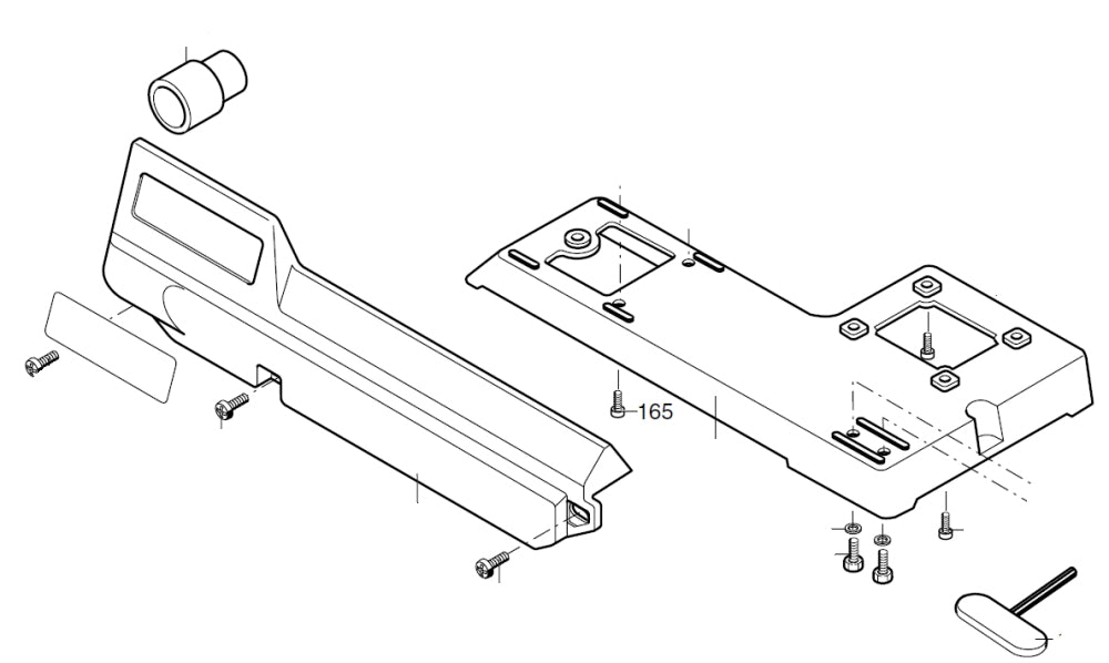 PROXXON 28092-165 Innensechskantschraube für Dekupiersäge DSH