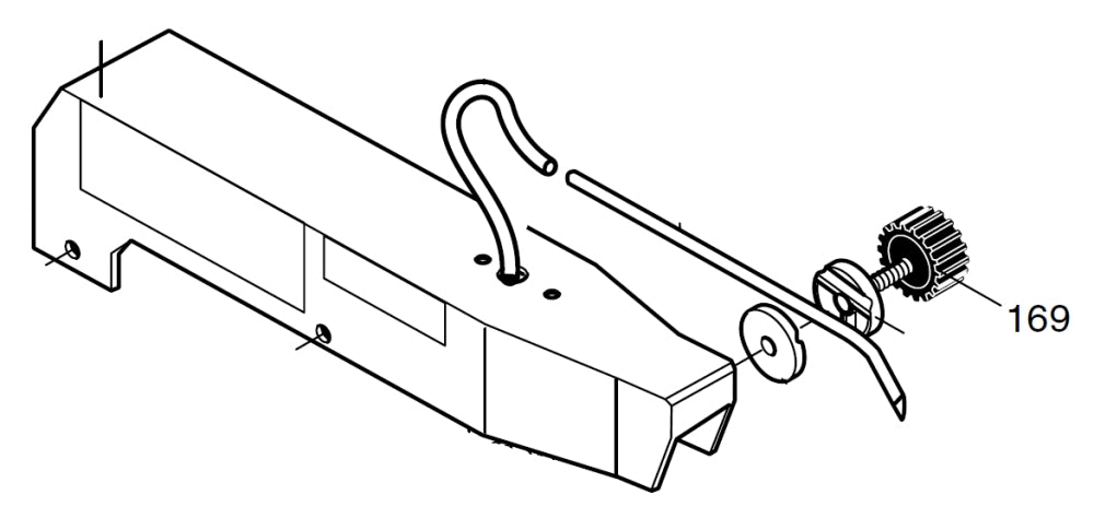 PROXXON 28092-169 Rändelschraube für Dekupiersäge DSH