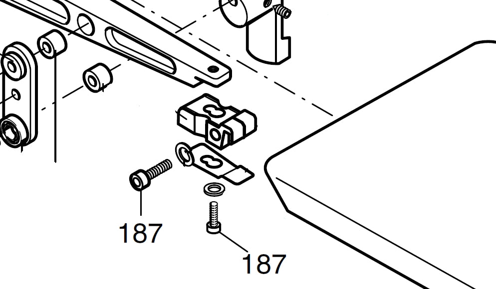 PROXXON 28092-187 Schraube für Klemmhalter Sägeblatthalter Adapter 28092-185