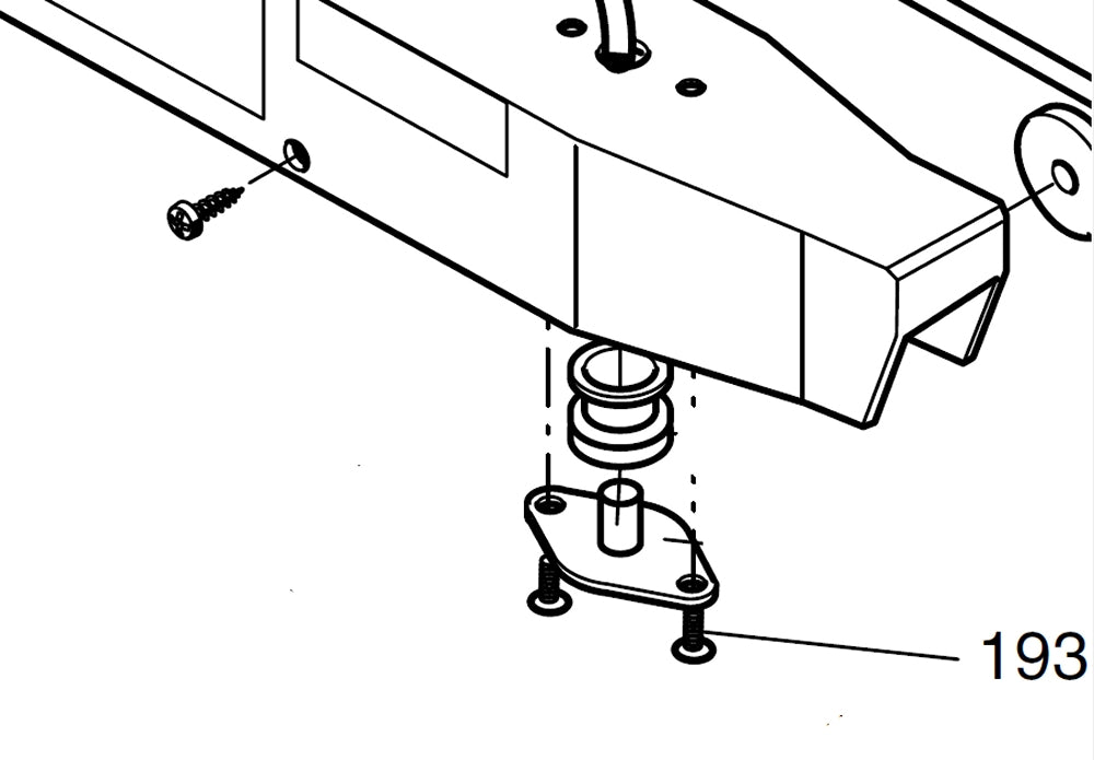 PROXXON 28092-193 Befestigungsschraube für Dekupiersäge DSH