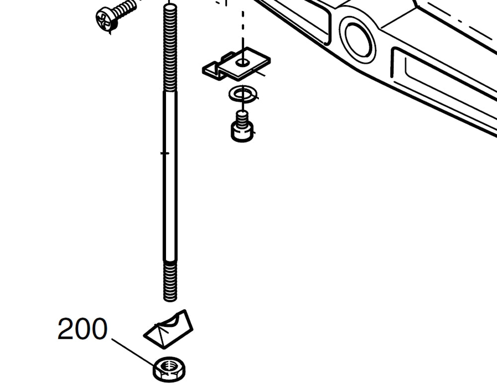 PROXXON 28092-200 Mutter für Dekupiersäge DSH