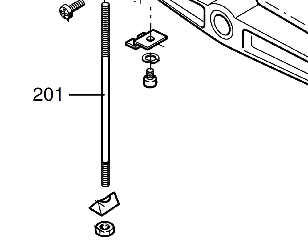 PROXXON 28092-201 Verbindungsstange für Dekupiersäge DSH