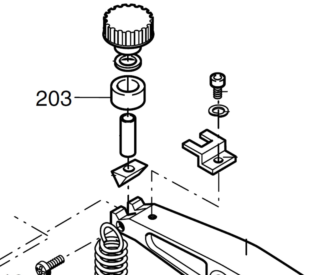 PROXXON 28092-203 Puffer für Dekupiersäge DSH