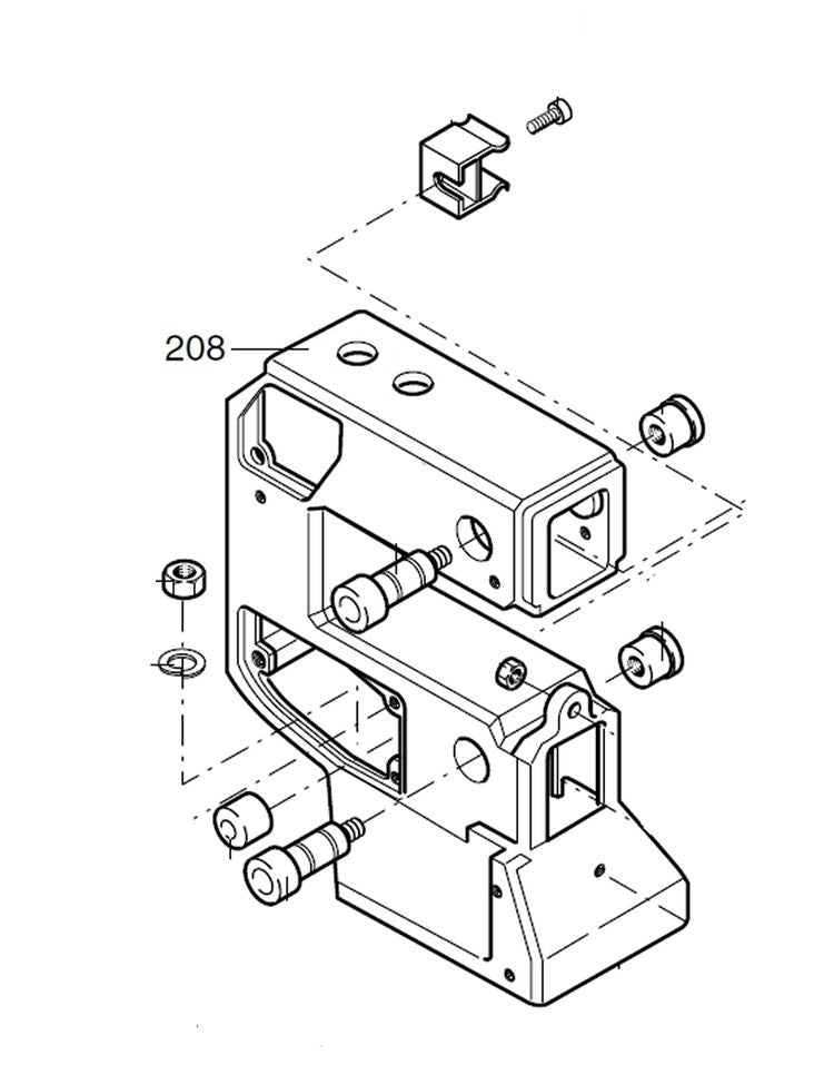 PROXXON 28092-208 Gehäuse für Dekupiersäge DSH