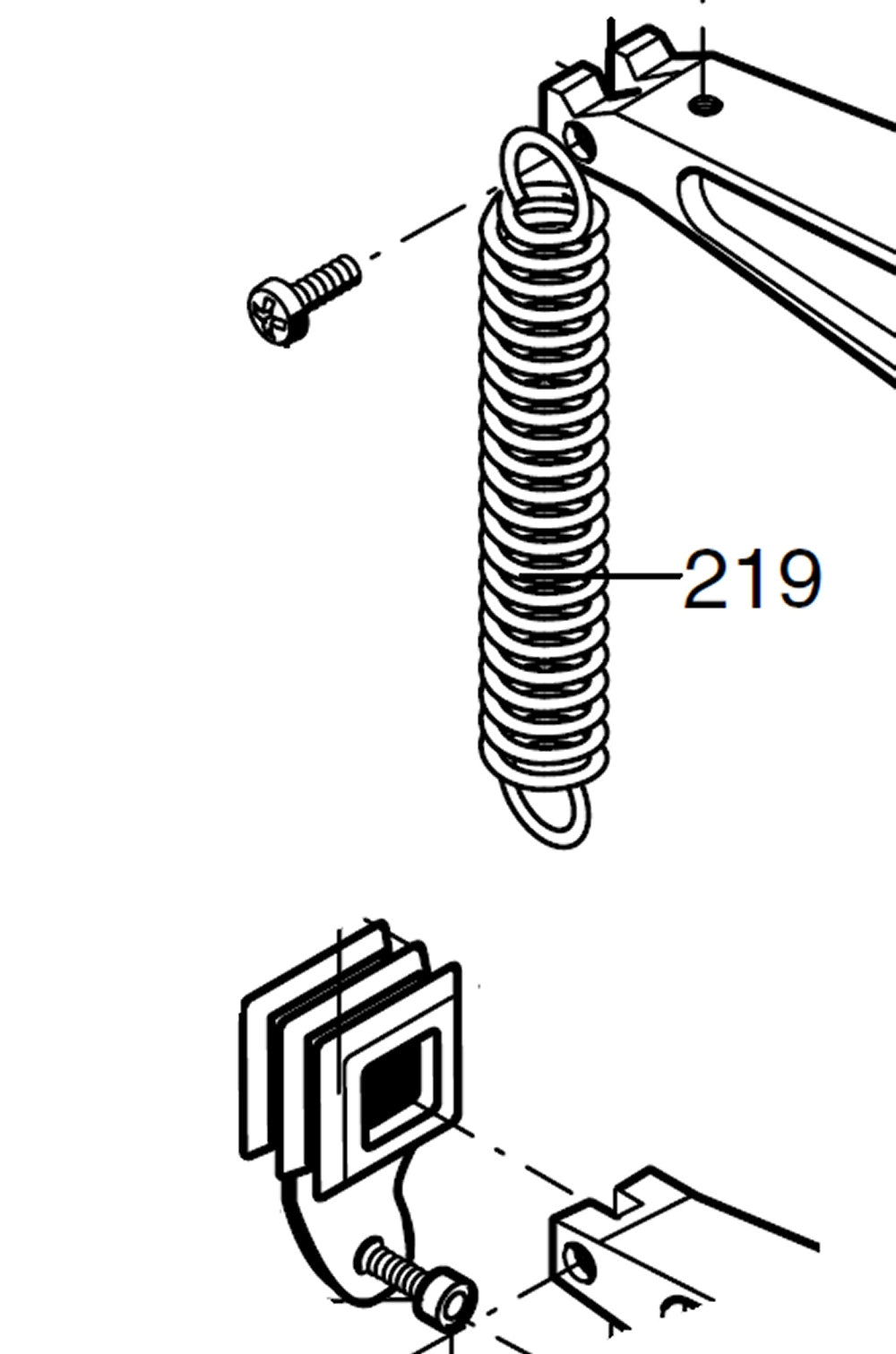 PROXXON 28092-219 Feder / Spiralfeder für Dekupiersäge DSH