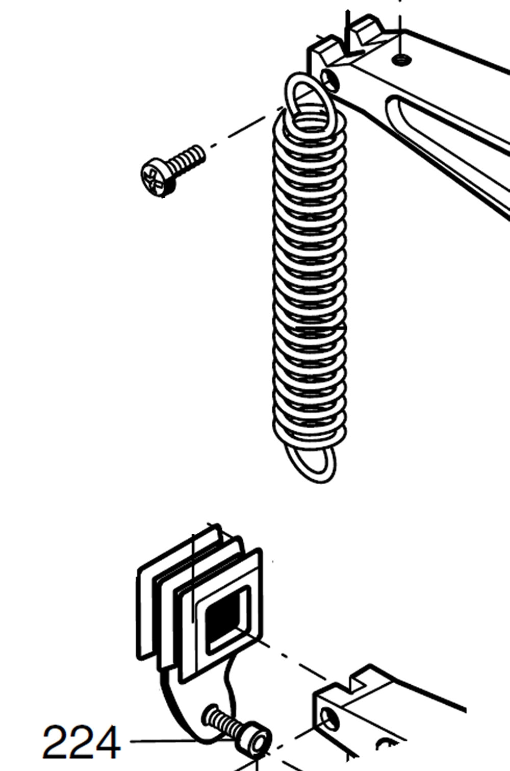 PROXXON 28092-224 Schraube für Dekupiersäge DSH