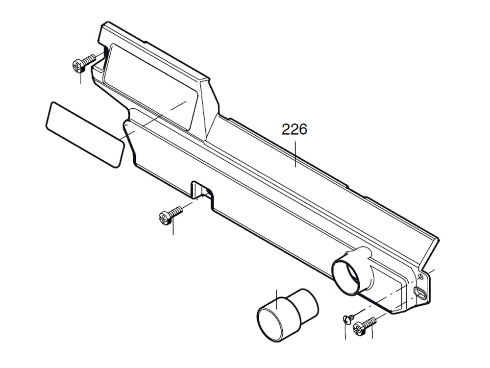 PROXXON 28092-226 Absaugvorrichtung für Dekupiersäge DSH ab 08/2015