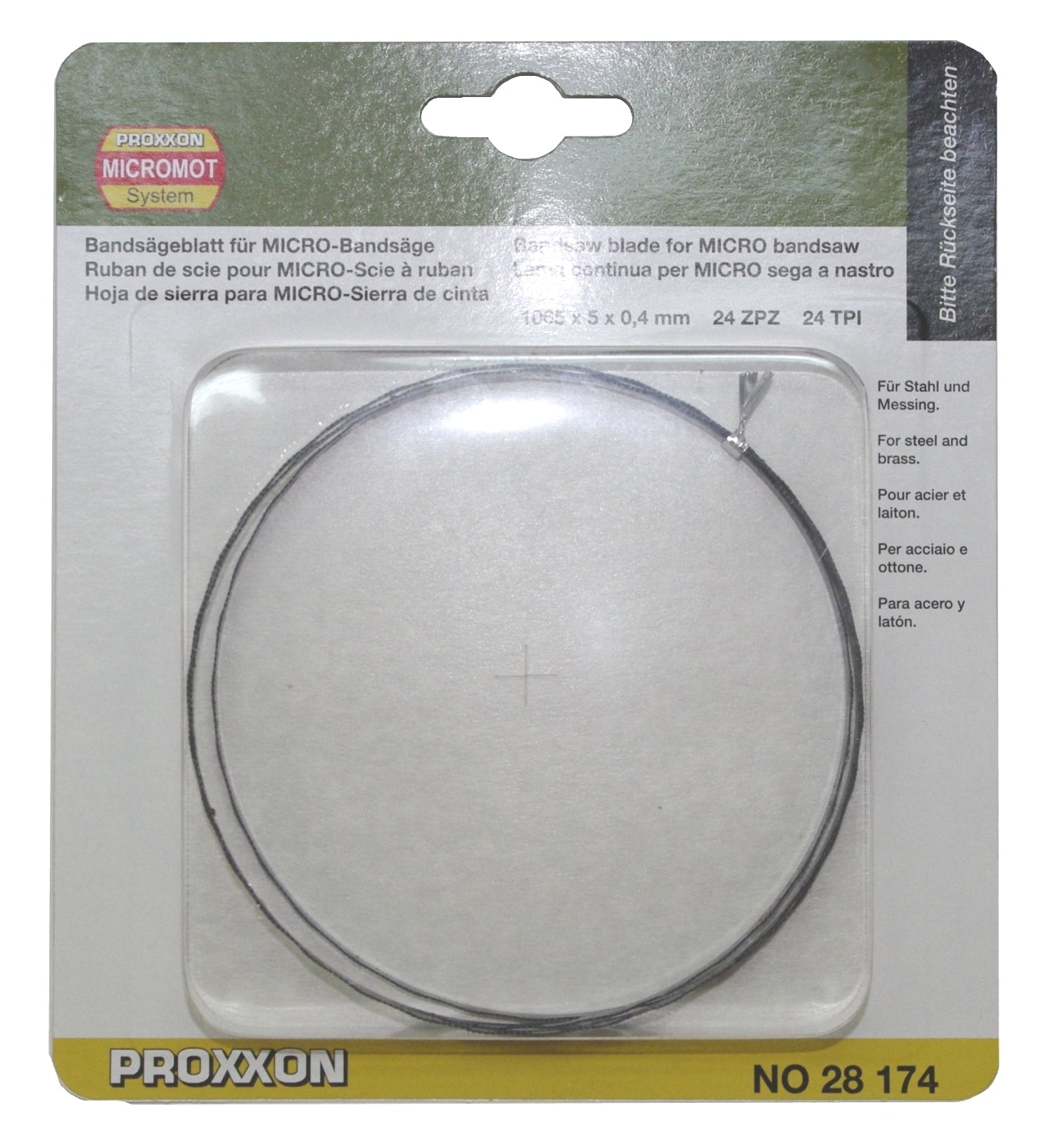 PROXXON 28174 Bandsägeblatt feinverzahnt (24 Z) für PROXXON Bandsäge