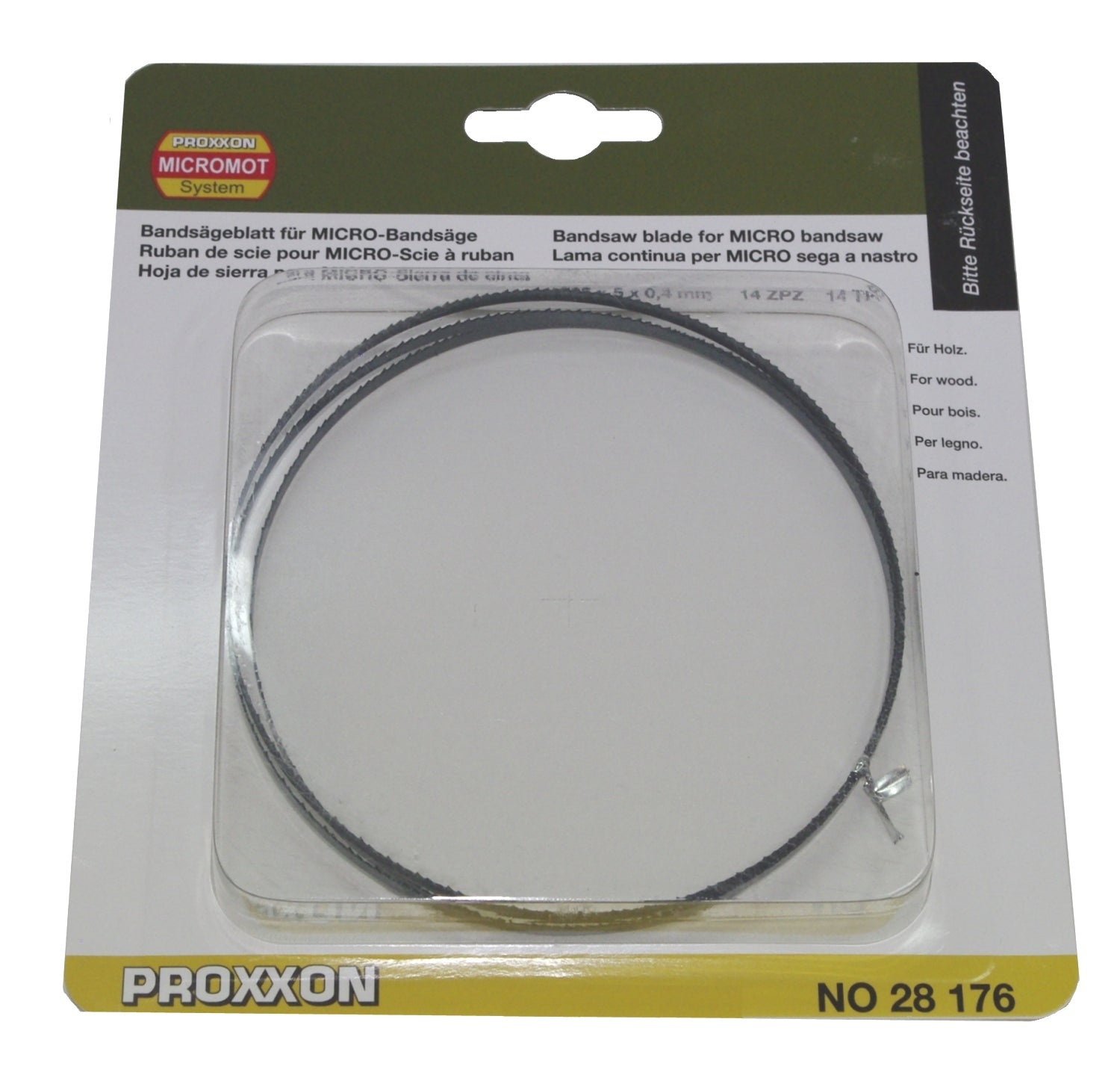 PROXXON 28176 Bandsägeblatt grobverzahnt (14 Z) für PROXXON Bandsäge