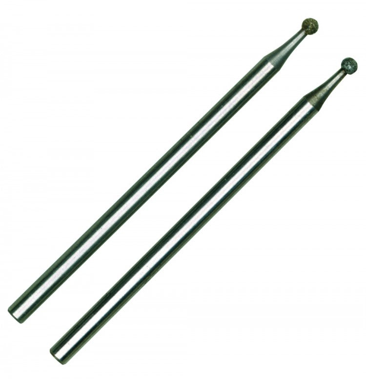 PROXXON 28222 Diamantschleifstifte Form Kugel 1,8mm 2 Stück/Packung