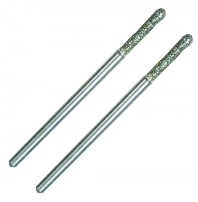 PROXXON 28232 Diamant Schleifstifte Form Kugel Ø 2,2mm 2 Stück/Packung