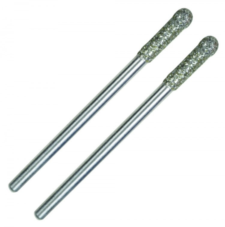 PROXXON 28234 Diamantschleifstifte Form Kugel Ø 3,2mm 2 Stück/Packung