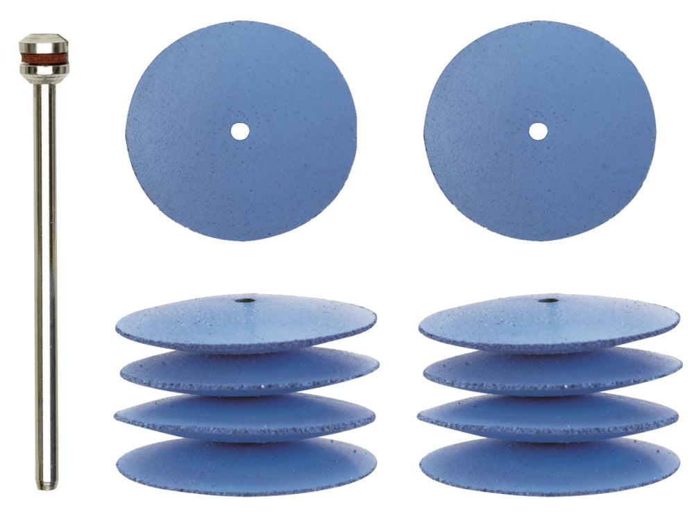 PROXXON 28293 Silikonpolierer, Form Linse, 10 Stück + 1 x Träger