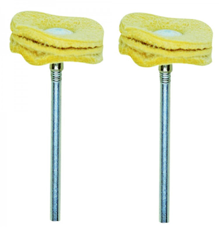 PROXXON 28298 Wildlederscheibe zum Polieren Ø22mm - 2 Stück