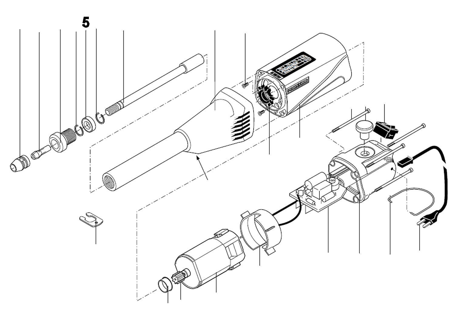 PROXXON 28485-05 Kugellager für Langhalsbohrschleifer LBS/E