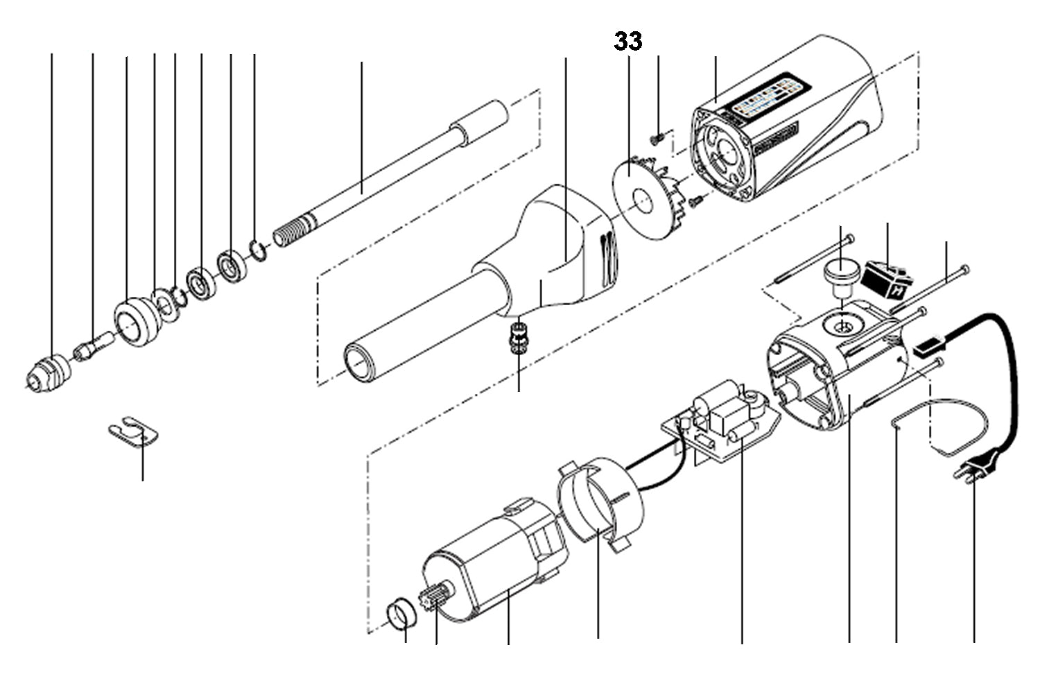 PROXXON 28485-33 Lüfter für Langhalsbohrschleifer LBS/E
