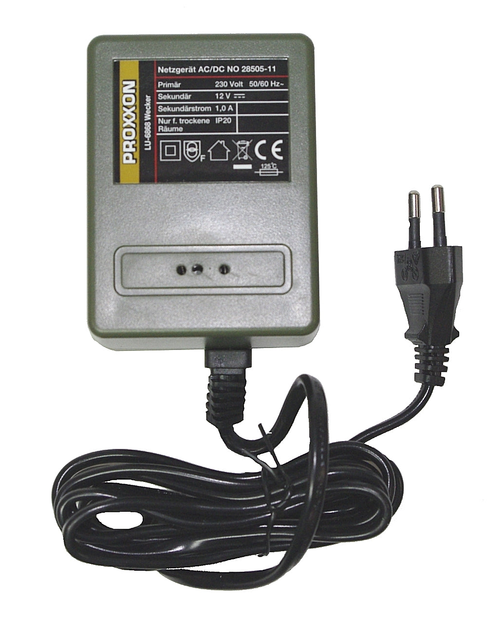 PROXXON 28505-11 Netzgerät 230 Volt / 12 Volt mit Kabel zu 28515