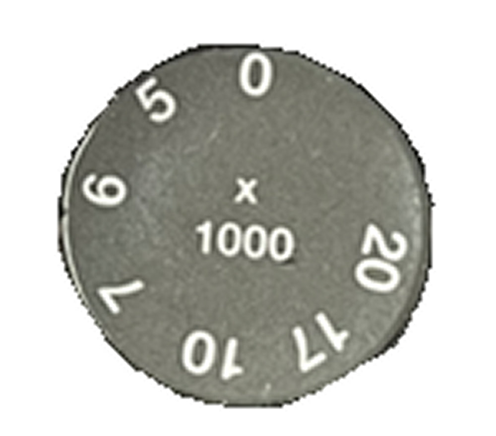 PROXXON 28510-68a Drehzahllogo Aufkleber 0 - 20.000 U/min für MICROMOT 40 50 60