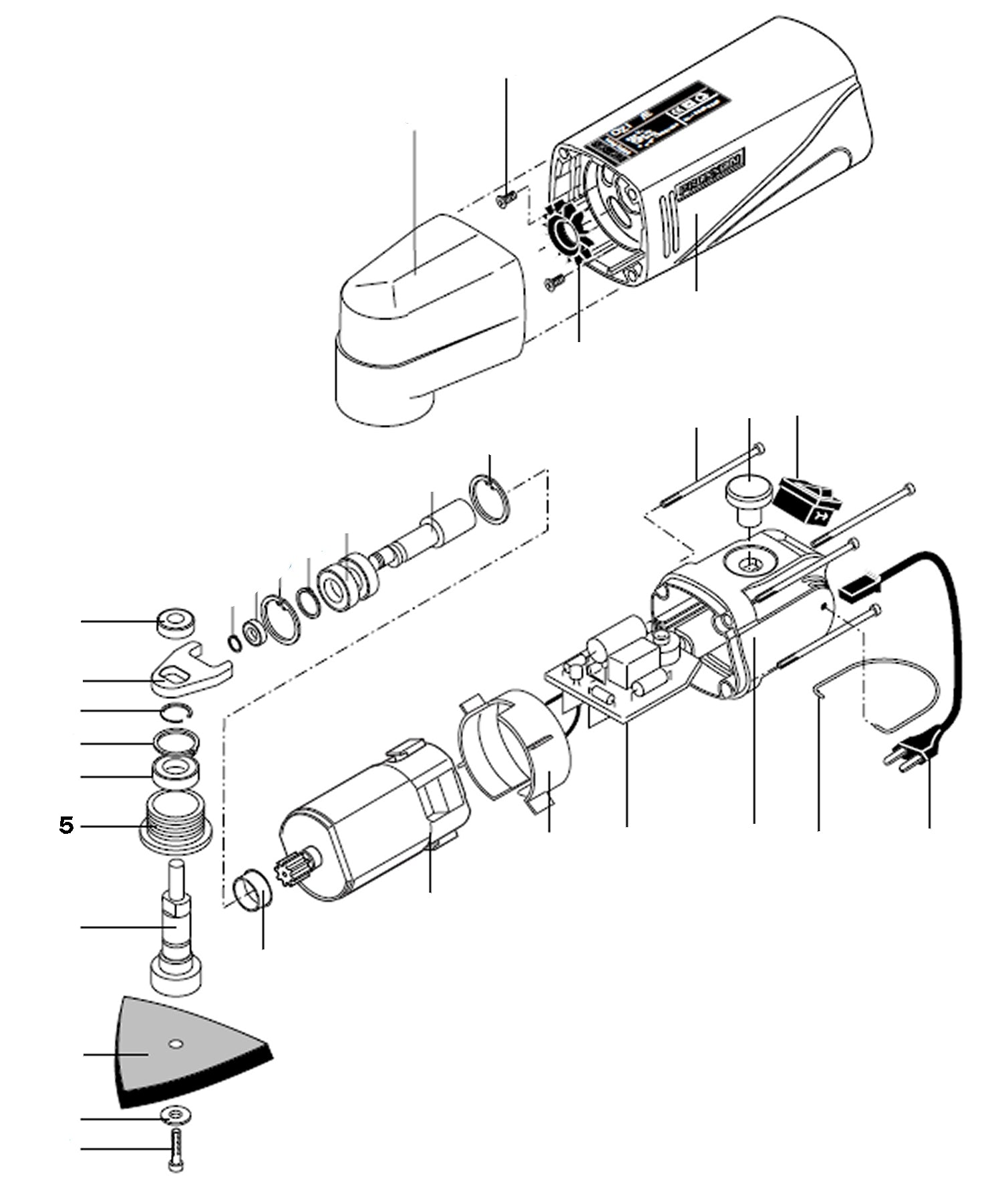 PROXXON 28520-05 Mutter Ersatzteil OZI/E