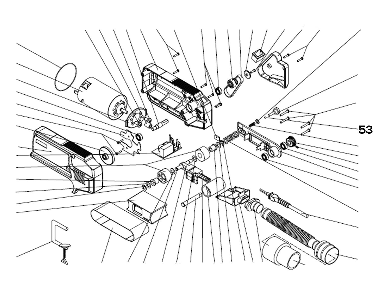 PROXXON 28526-53 Kugel für Blockbandschleifer BBS/S