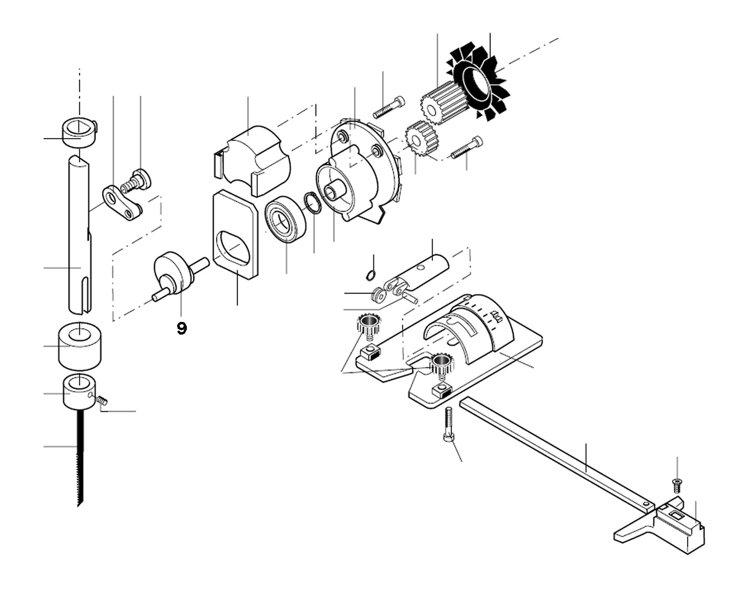 PROXXON 28530-09 Exzenterwelle für Super-Stichsäge STS/E Stichsäge SS 230/E 230 Volt