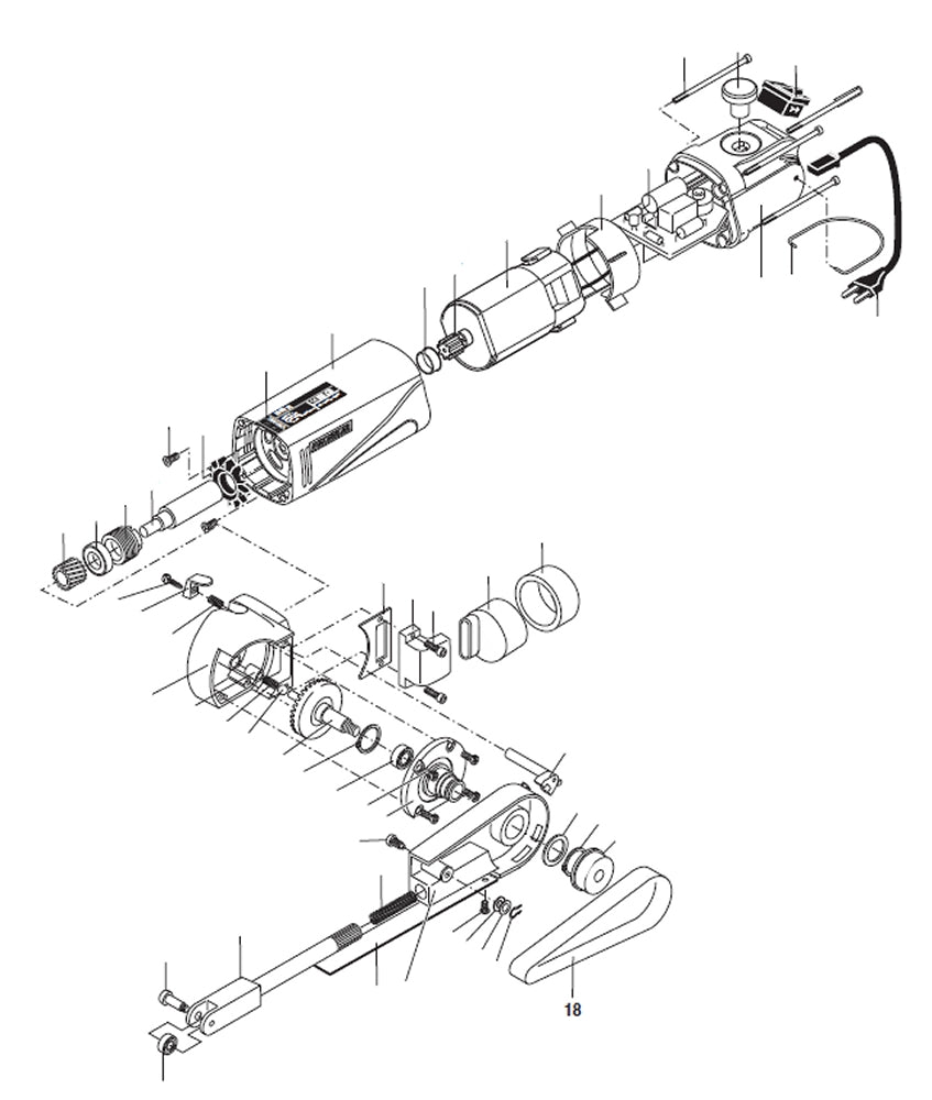 PROXXON 28536-18 Scheibe für Bandschleifer BS/E Ersatzteil