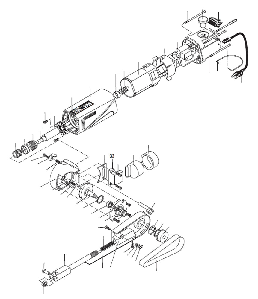 PROXXON 28536-33 Absaugkrümmer für Bandschleifer BS/E Ersatzteil
