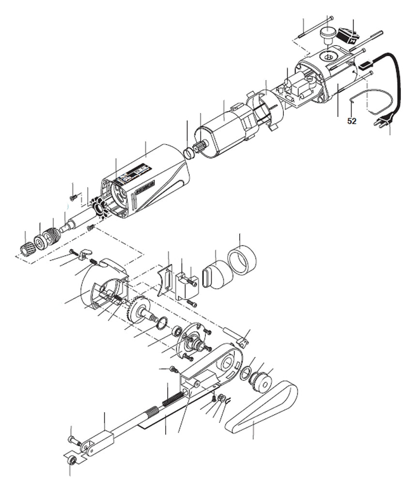PROXXON 28536-52 Gerätebügel für Bandschleifer BS/E Ersatzteil
