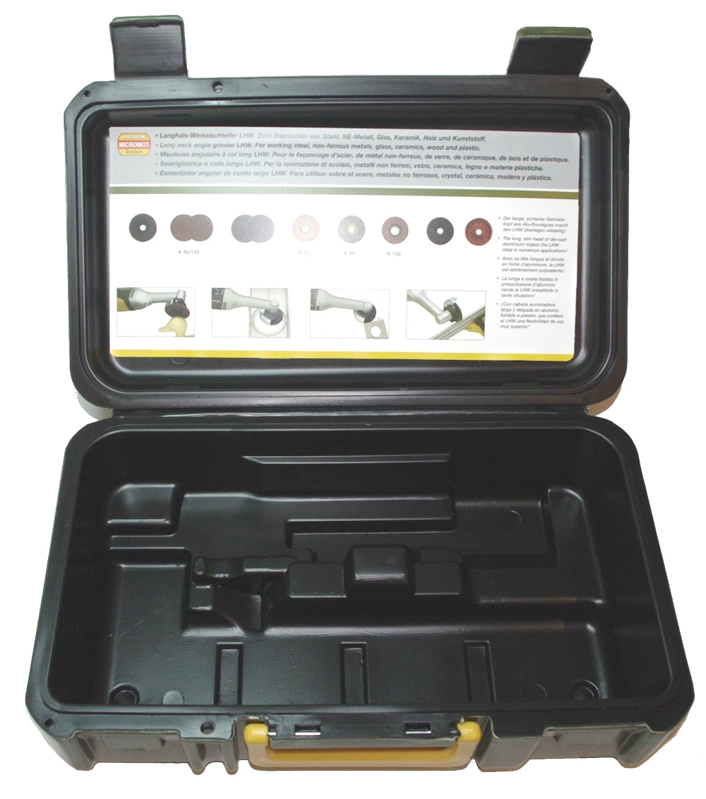 PROXXON 28547-97 Kunststoffkoffer Leerkoffer für Langhalswinkelschleifer LWS LHW