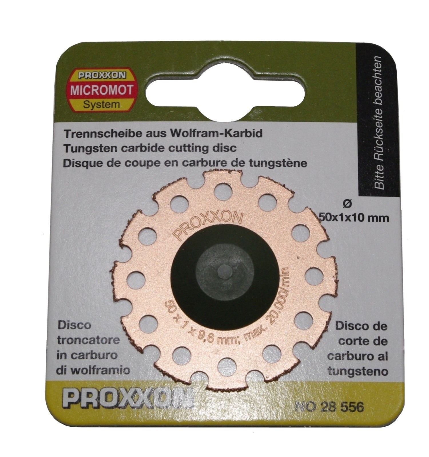 PROXXON 28556 Wolfram Karbid Trennscheibe Ø 50mm