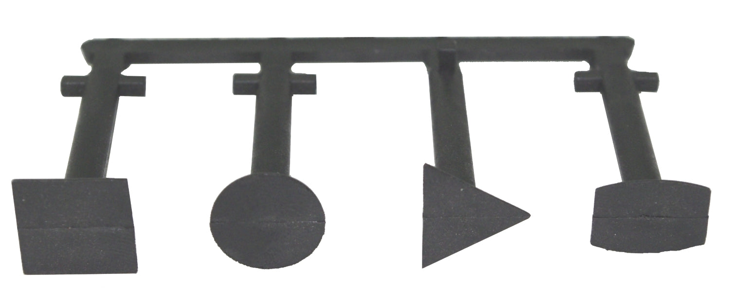 PROXXON 28594-18-21 Einsätze gerade für Penschleifer PS13