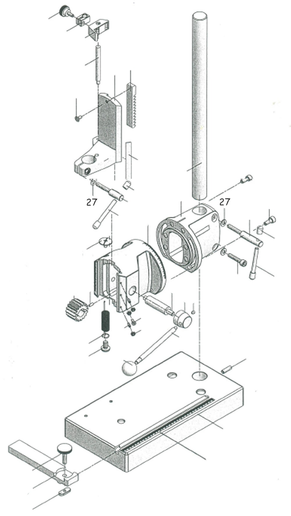 PROXXON 28600-27 Scheibe für Bohrständer MB200