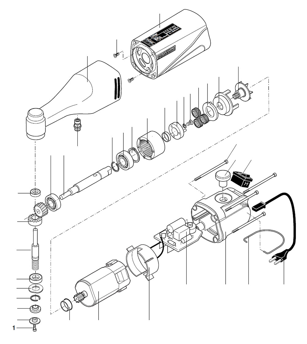 PROXXON 28660-01 Schraube Innensechskant für WP/E