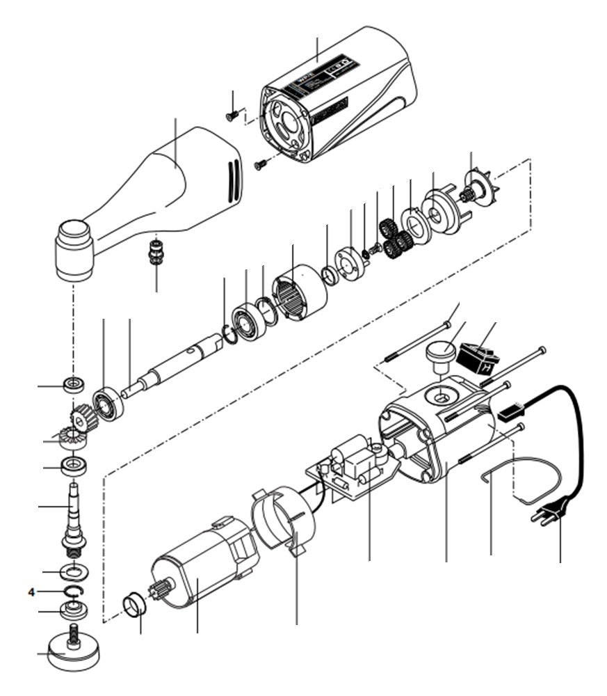 PROXXON 28660-04 Sicherungsring für Winkelpolierer WP/E