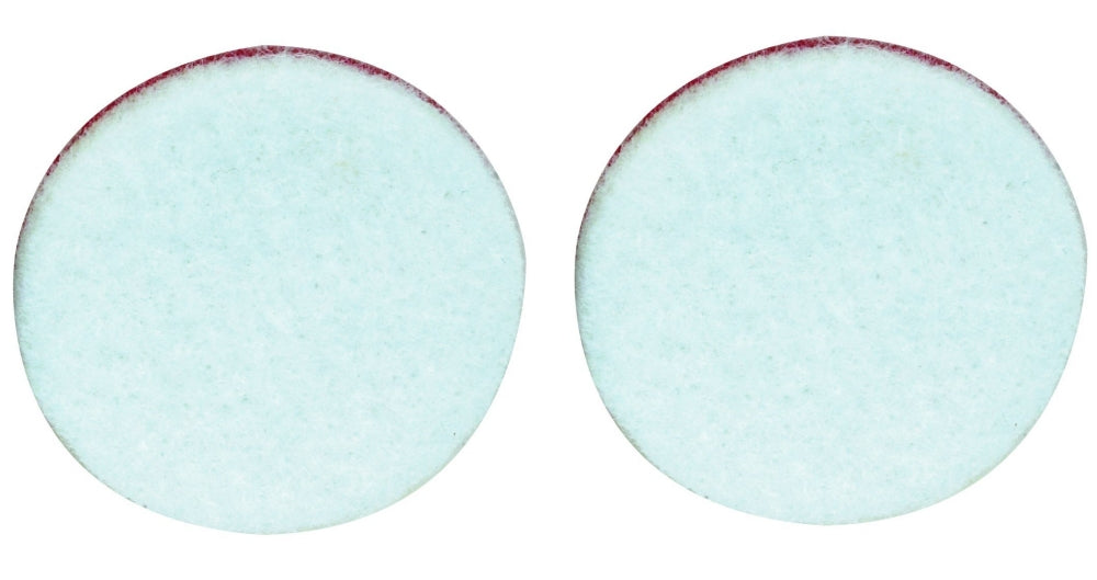 PROXXON 28666 Polierscheiben Filz Packung mit 2 Stück Ø50mm Klett