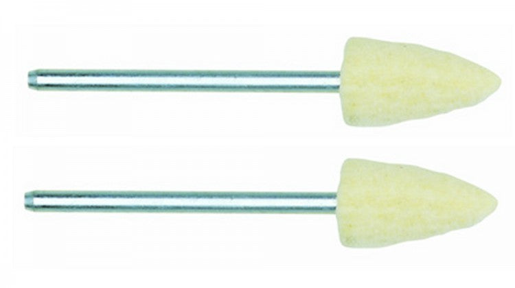 PROXXON 28801 Filzpolierstift, Form Geschoss - 2 Stück/Packung