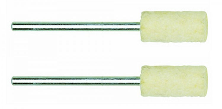 PROXXON 28802 Filzpolierstift, Form Zylinder - 2 Stück/Packung