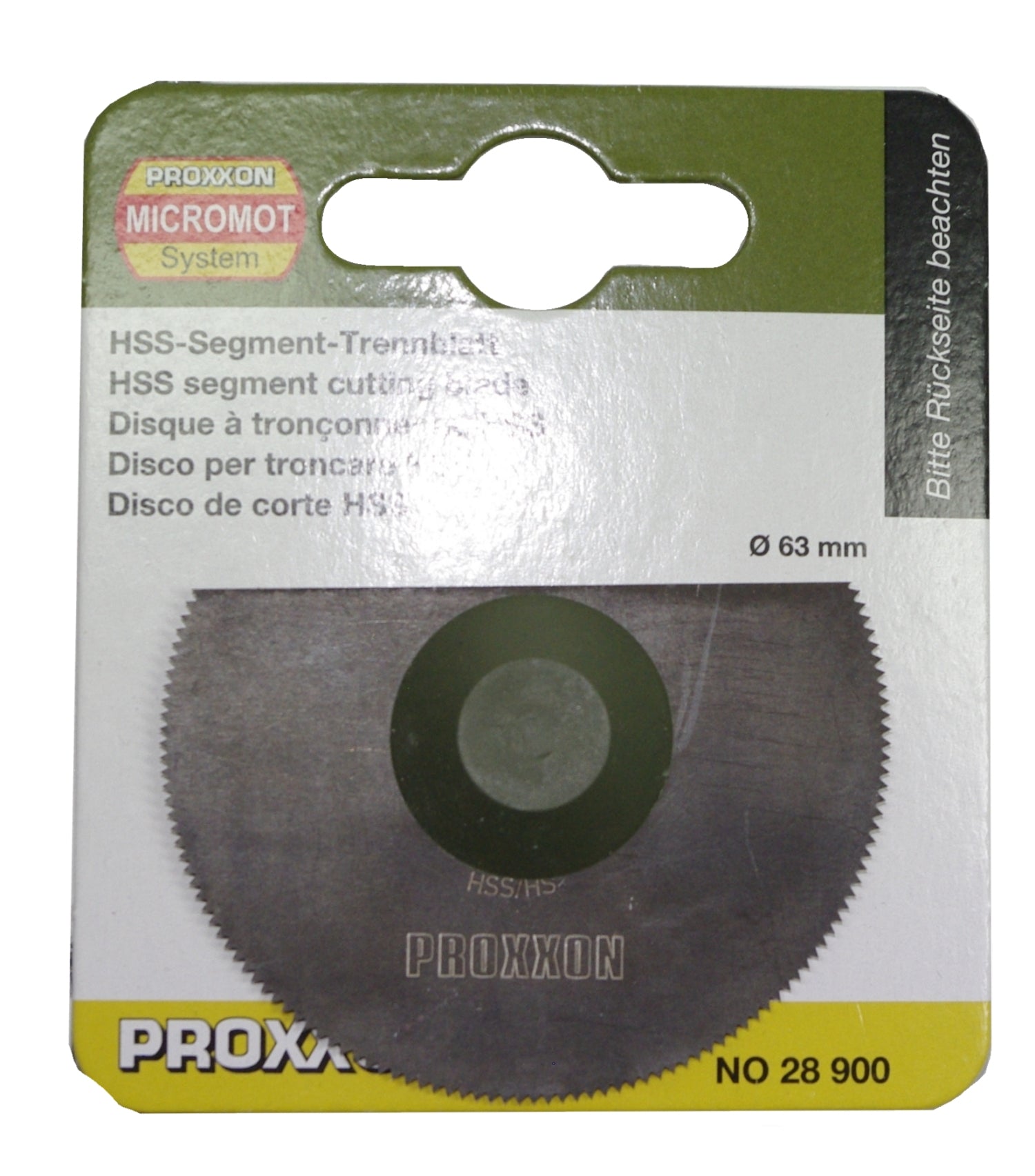 PROXXON 28900 HSS Segment Trennblatt für OZI 220 / E Nummer 28520