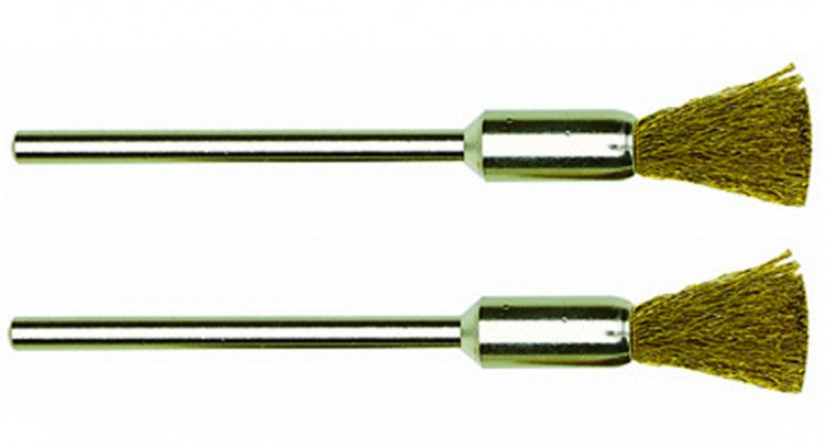 PROXXON 28961 Pinselbürsten Messing Ø8mm 2 Stück