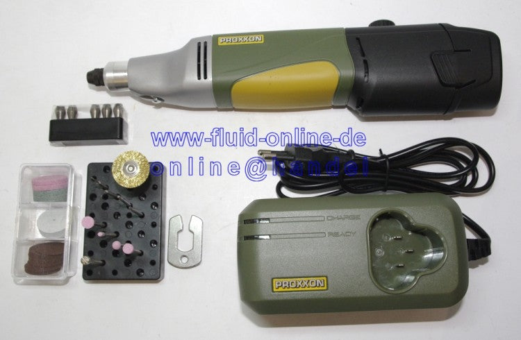 PROXXON 29800 AKKU Industrie Bohrschleifer IBS/A Set mit Akku & Ladegerät