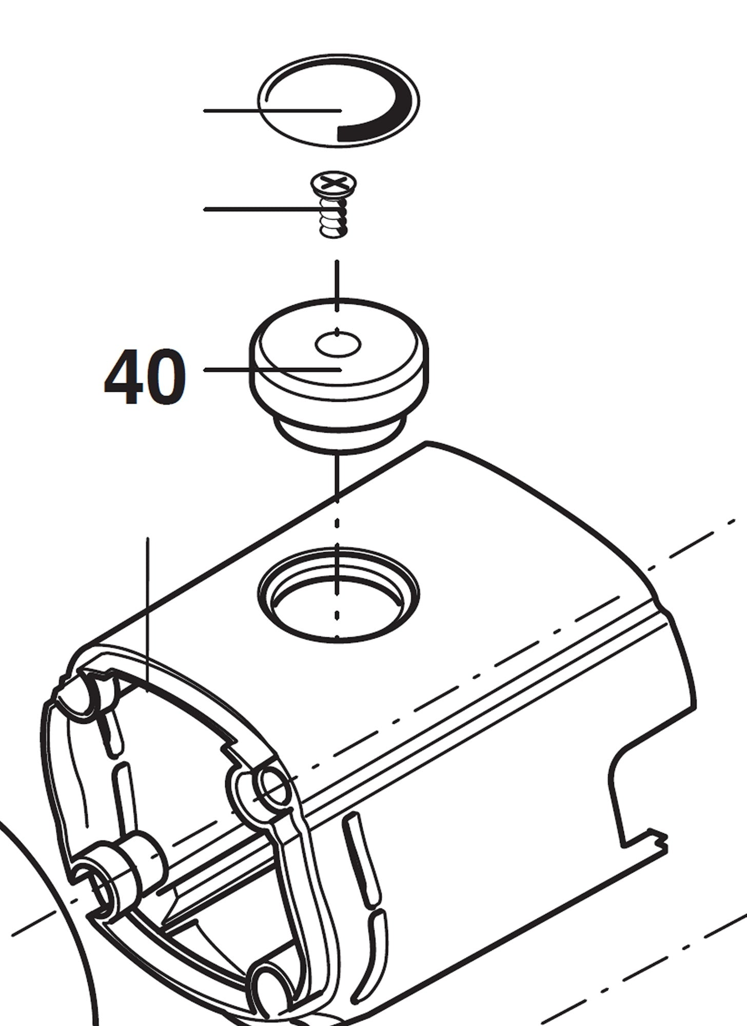 PROXXON 29810-40 Regelknopf Ein-/Ausschalter Drehzahlknopf Bandschleifer BS/A Akku