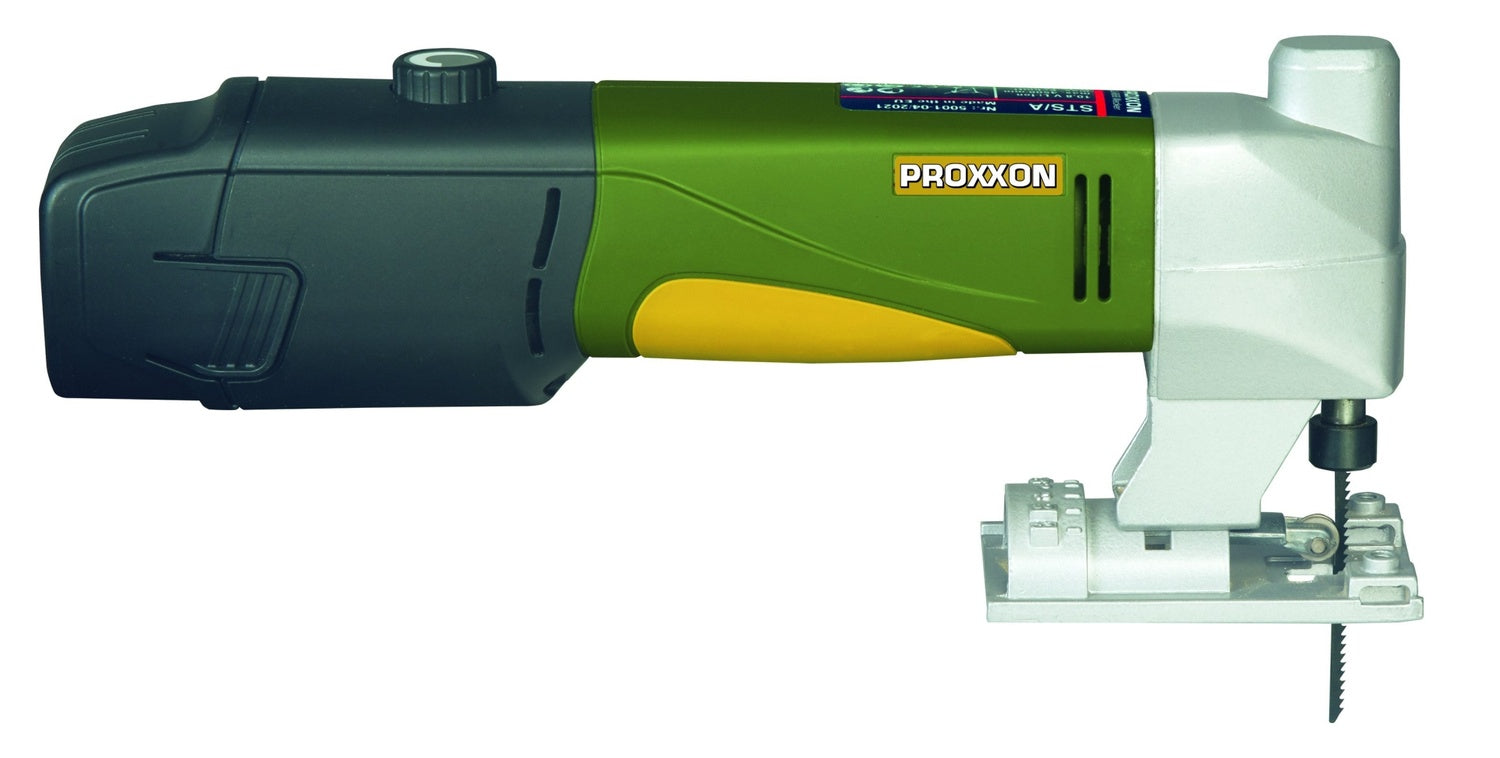 PROXXON 29855 Akku Stichsäge STS/A mit Supercut-Sägeblättern Akku Ladegerät
