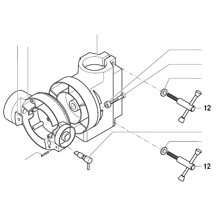 PROXXON 20000-12 Festellknebel für Höhenverstellung für Bohr- und Fräsbank BFB2000