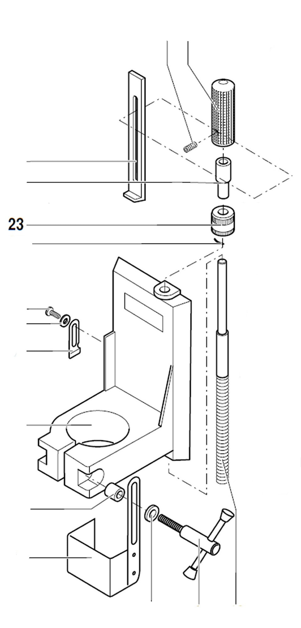 PROXXON 20000-23 Skalenring Feinvorschub für Bohr- und Fräsbank BFB2000