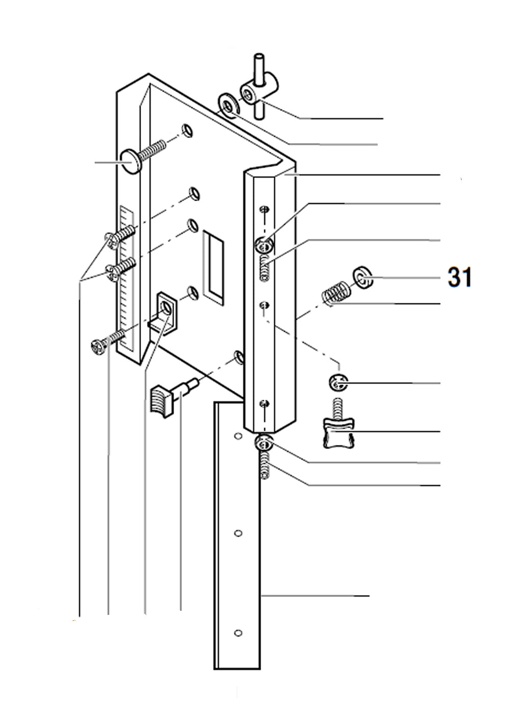 PROXXON 20000-31 Scheibe für Bohr- und Fräsbank BFB2000