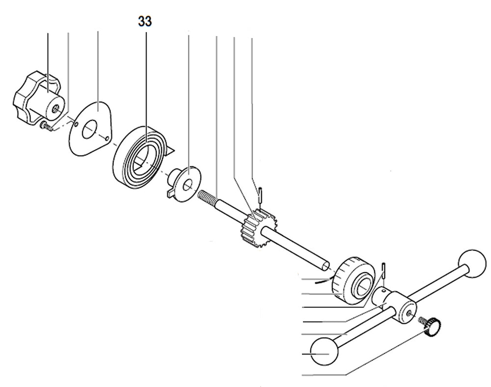 PROXXON 20000-33 Torsionsfeder für Bohr- und Fräsbank BFB2000