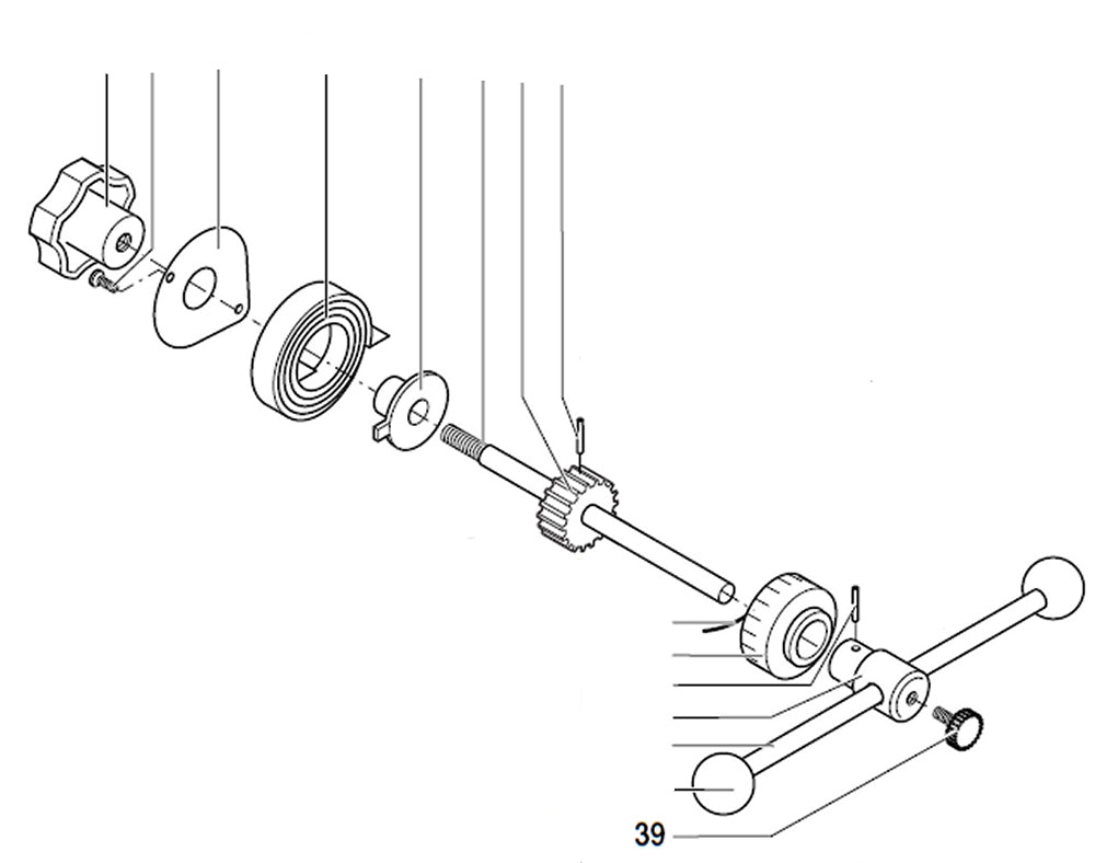 PROXXON 20000-39 Verschlußschraube für Bohr- und Fräsbank BFB2000
