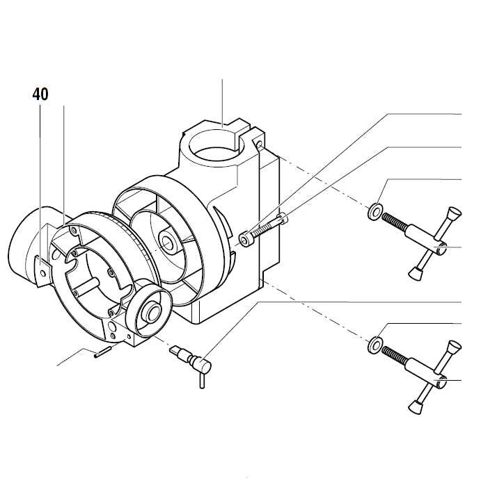 PROXXON 20000-40 Anschlagplatte für Bohr- und Fräsbank BFB2000